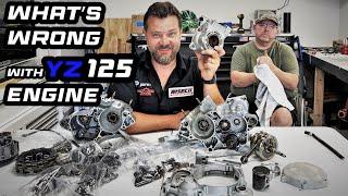 Yamaha YZ125 engine teardown - YZ125 Build