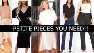"Shop Like a Pro: My Petite Must-Haves for Women Over 50!"