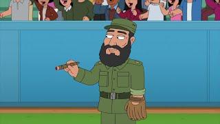 Family Guy - Fidel Castro was there to throw out the first pitch