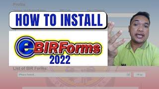 How To Download, Install or Update the Electronic BIR Forms (eBIRForms)for  new & existing taxpayers