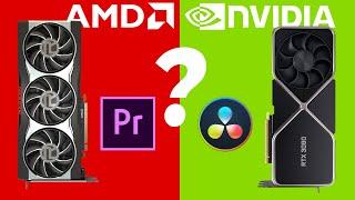 AMD vs NVIDIA Graphics Card for VIDEO EDITING in DaVinci Resolve & Premiere Pro?