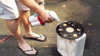 Spray on Chrome rear sprocket