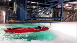 Aker Arctic ARC 105 CRP 2012, Ice breaking model tests