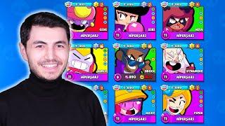 SİZLERDEN GİZLEDİĞİM BRAWL STARS HESABIMI TANITIYORUM! YENİ KANAL!