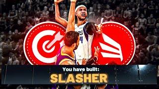 BEST RARE BUILD w/ CONTACT DUNKS & SHARP TAKE in NBA 2K21 • BEST SLASHER BUILD • 54+ BADGES