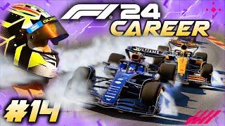 F1 24 CAREER MODE Part 14: Super RARE Event Mid-Race! CHAOS at NEW Spa Track Debut!