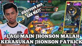 PAKE JHONSON TIBA" KERASUKAN JHONSONNYA PETRIK || MOBILE LEGENDS