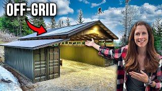 Adding SOLAR POWER To Our Off-Grid CONTAINER Shop
