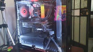 PONIENDO LUCESITAS A MI PC GAMER VLOG 1