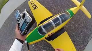 MrRcSound ASPIRE on a Top Flite T-34 80"electric conversion