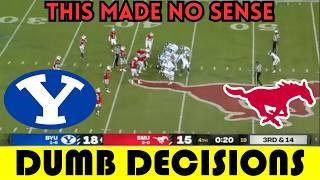 Dumb Decisions: The DUMBEST Ending of Week 2 | BYU vs. SMU (2024)