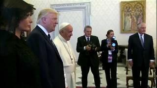 WATCH: President Trump Visits Pope Francis At The Vatican