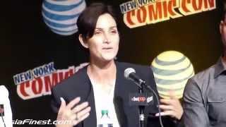 Carrie-Anne Moss talks about Jessica Jones at Marvel Comics Panel New York Comic Con 2015