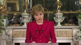 Nicola Sturgeon to seek second Scottish independence referendum