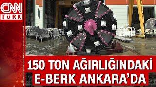 Tünel açma makinesinde yerli üretim