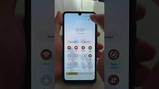 Customize swipe down home screen of Samsung #shorts #samsung #homescreen