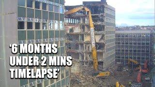 DEMOLITION Time lapse of Bradford College Westbrook building