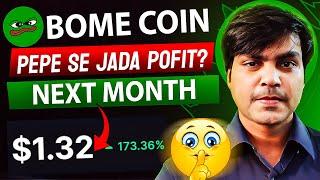 Bome crypto | bome coin price prediction | bome crypto better than pepe coin ? | meme coin