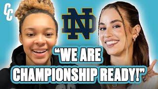 Hannah Hidalgo On Notre Dame, WNBA Dreams & Teaming Up with Caitlin Clark!?