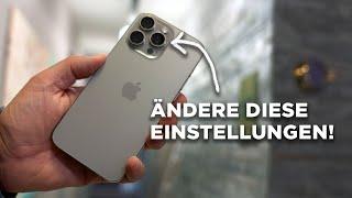 Die besten iPhone Kamera Einstellungen für professionelle Videos