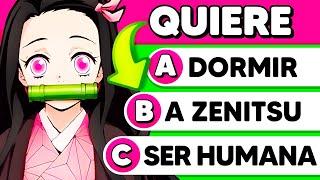 ¿CUÁNTO SABES DE NEZUKO KAMADO?  Demon Slayer Nezuko Chan | Quiz de Anime | Preguntas y Respuestas