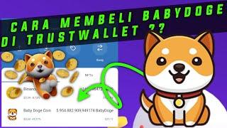 Cara beli baby doge di trust wallet ?