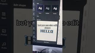 New canva hacks for text effects! #canvatips #designtips #canvadesign #canvatutorial