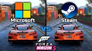 Microsoft vs Steam | Forza Horizon 5 - Performance Comparison