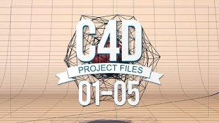 Free Cinema 4D Project Files Rundown 01-05