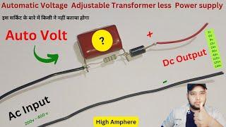 Convert #220v power to 3v-6v-9v-12v-24v-48v-98v-120v. DC driver without converter ~ Easy life Hacks