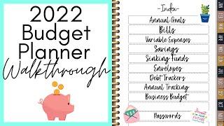 2022 Budget Planner Walkthrough // Digital Budget Planner