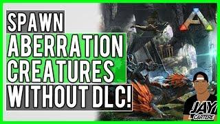 ARK PS4 ADMIN CODES TUTORIAL - How To Spawn Aberration Dinos / Creatures On ANY MAP WITHOUT THE DLC