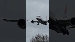 British Airways Boeing 787 Dreamliner Landing at Heathrow Airport #heathrowplanespotting #aviation