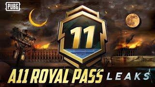  A11 ROYAL PASS / 1 TO 100 RP REWARDS / ACE 11 ROYAL PASS LEAKS ( A11 ROYAL PASS PUBG MOBILE/BGMI )