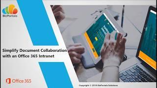 Simplify your Document Collaboration with an Office 365 Intranet