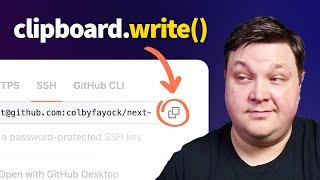 Easiest way to Copy to Clipboard in React