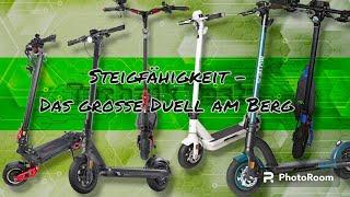 Steigfähigkeit, das große Duell am Berg #2 So4 Pro / Vx2Pro / Legacy 2.0 / Legend / Nine / E-Scooter