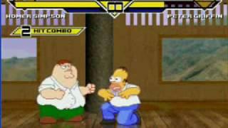 MUGEN - Homer Simpson Vs Peter Griffin