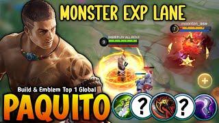 Paquito New OP Build For EXP LANE Insane DMG (100% DEADLY COMBO) - Build Top 1 Global Paquito