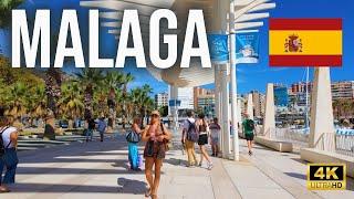 Malaga, Spain 4K Walking Tour | Exploring Iconic Streets, Landmarks & Hidden Gems