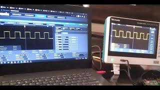 Tektronix TBS2204B demonstration with eScope feature.