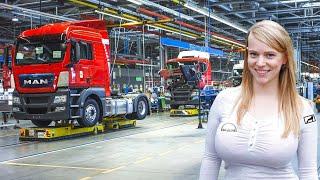 MAN TRUCK FACTORY2024: Production [Manufacturing]Step by step assembly process& USA MACK