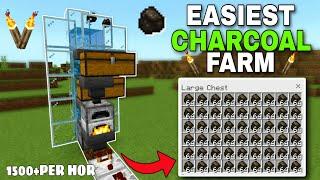 EASIEST 1.19 CHARCOAL FARM TUTORIAL in Minecraft Bedrock (MCPE/Xbox/PS4/Nintendo Switch/PC)