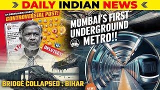 Daily Indian News: CM Siddaramaiah's Job Quota, Mumbai's Underground Metro, and More!