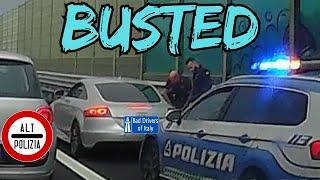 BAD DRIVERS OF ITALY dashcam compilation 12.12 -  BUSTED