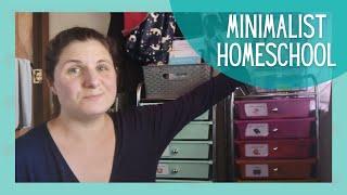 Minimalist Homeschooling || Spaces & Storage