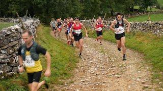 Three Peaks Fell Race, Oct 2021. Challenging  Conditions, Resilient Runners. Y Dales. SELECT HD Qual