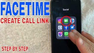 How To Create Facetime Call Link 