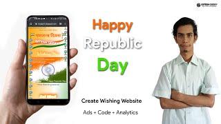 Republic Day Wishing Viral Script - Code | 26 January Viral Script 2021 - Earn Money | Gitesh Geeky