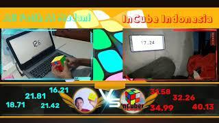 RACE RUBIK EPISODE 4  3X3 ft InCube Indonesia #raceyuk#yukrace#sorace | Ali Fatih Al Madani